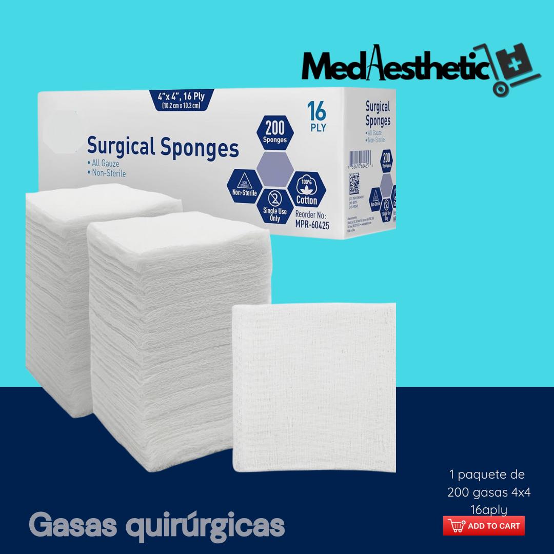 Gasas Quirúrgicas (4x4)