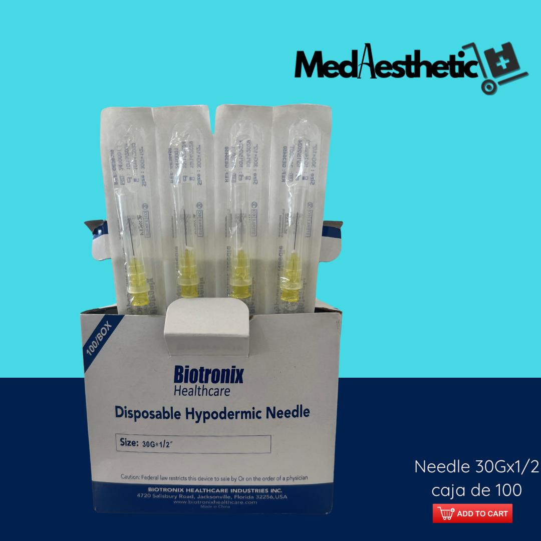 Disposable Hypodermic Needle 30G x 1/2