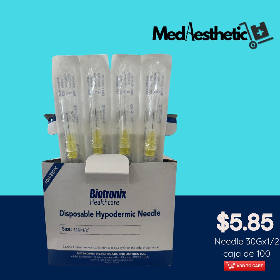 Disposable Hypodermic Needle 30G x 1/2