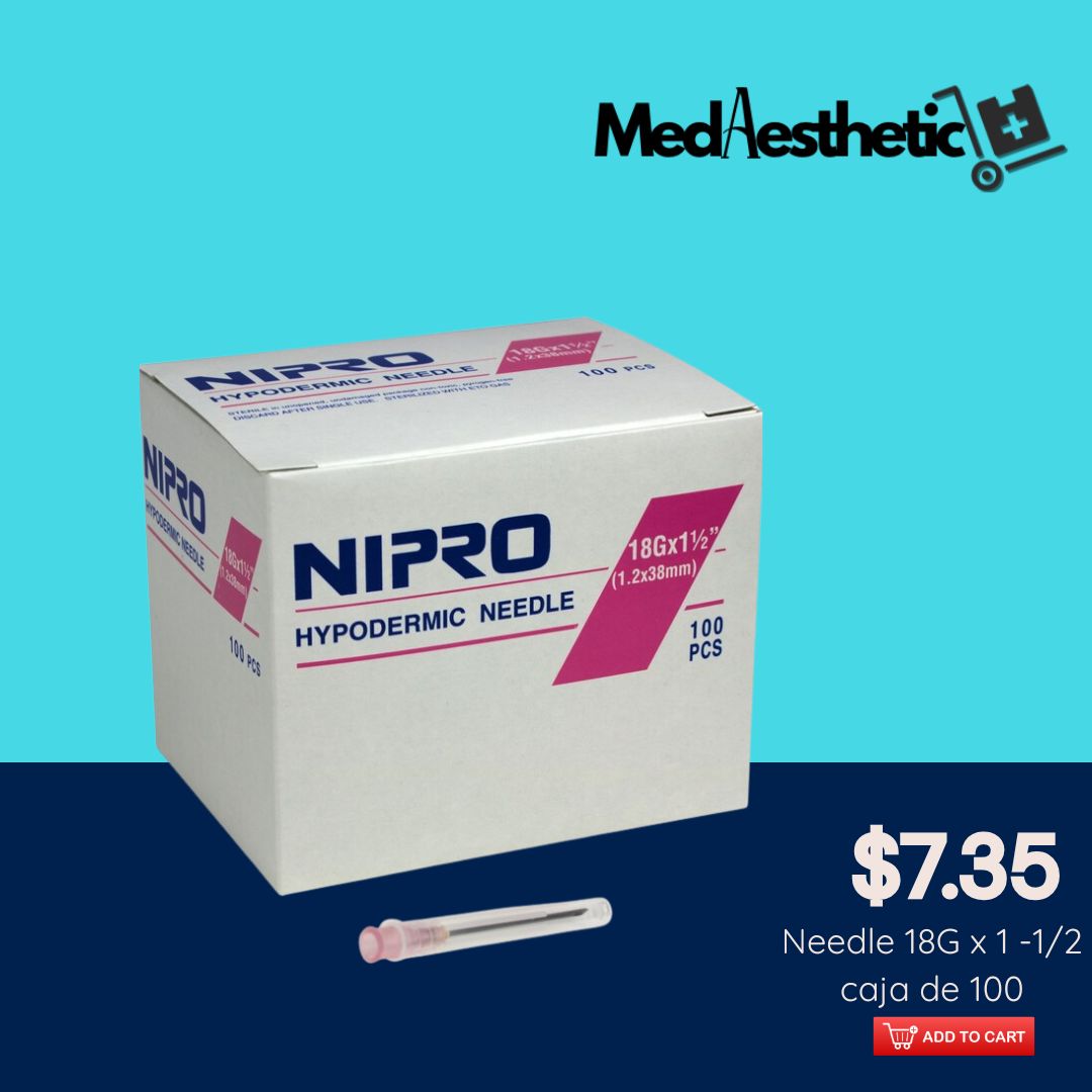 Hypodermic Needle 18G x1-1/2